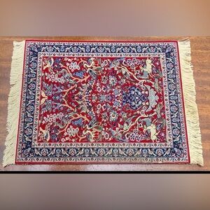 Miniature Oriental Area Rug Carpet Shaped Mouse Pad